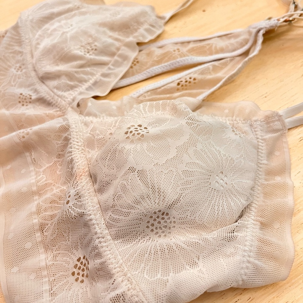Cream color aerie bralette